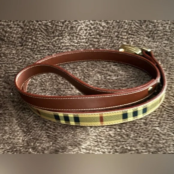 Burberry Nova Check leather dog leash new - Picture 4 of 12
